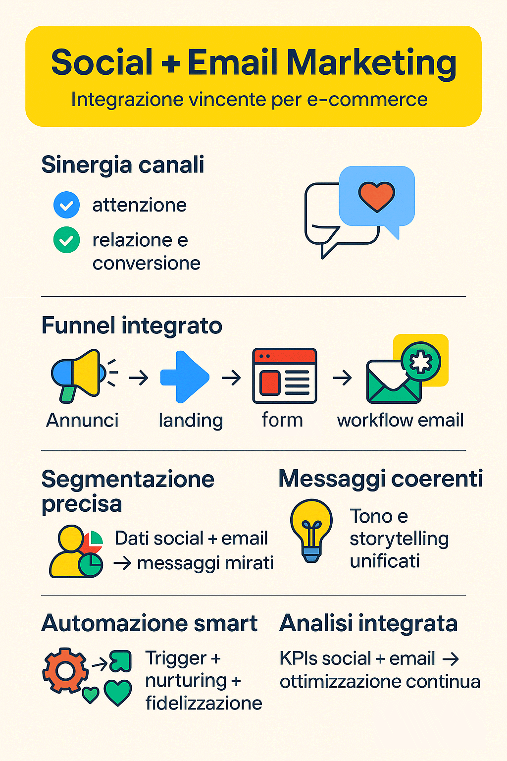 Integrazione tra Social ed email marketing